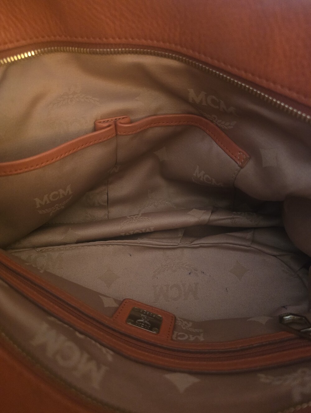 MCM EUC Orange Leather Women's Bag - Picture 14 of 14